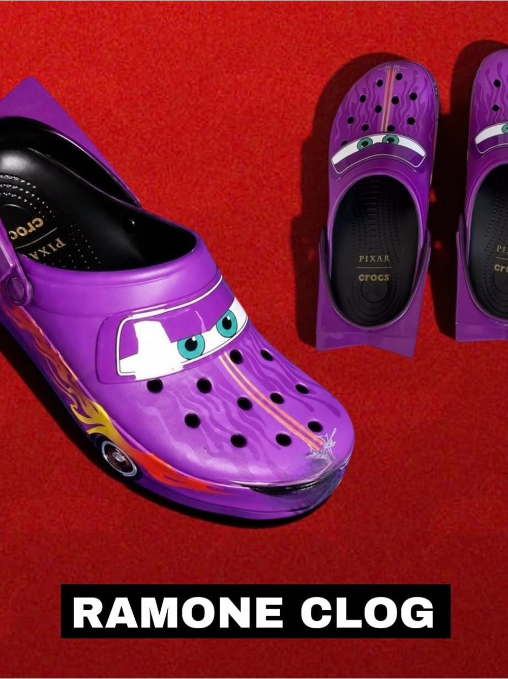 2026 Disney D23 Exclusive Cars Ramone Limited Edition Light Up Crocs Size 9M